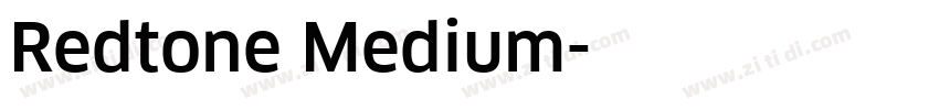 Redtone Medium字体转换